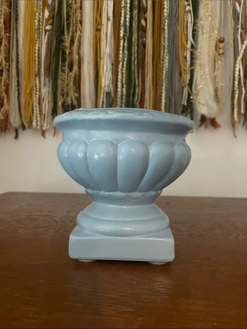 Blue Decorative Planter - Home Accents